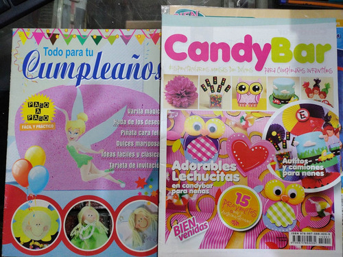 9 Revistas De Cumpleaños Infantiles, Candy Bar Y Cotillon