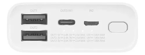 Mi Power Bank 3 De 10000mah Xiaomi Compacto 22.5w Blanco