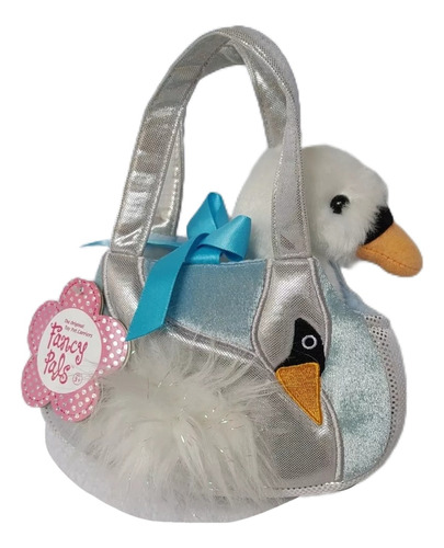 Cisne Peluche Fancy Pals Aurora Bolsa De Cisne