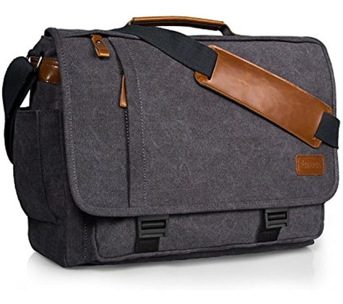 Estarer Computer Messenger Bag 17-17.3 Pulgadas Lona Resiste