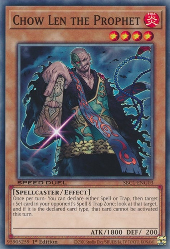 Chow Len The Prophet (sbc1-eng03) Yu-gi-oh!