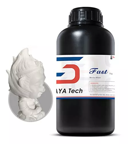 ELEGOO-resina lavable al agua para impresora 3D, fotopolímero estándar de  405nm para impresión LCD, V2.0 LCD, 1000g