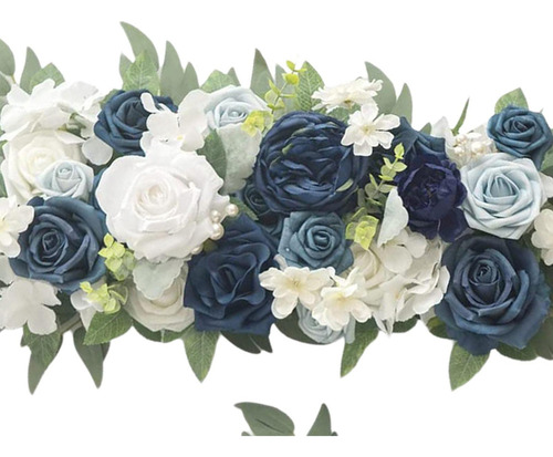 2 Guirnaldas De Centro De Mesa Con Flores Artificiales Para