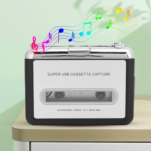U Reproductor De Casete Estéreo Portátil Convertidor De