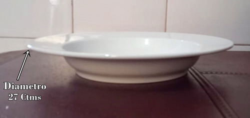 Imagen 6 de 7 de Plato Hondo Porcelana Delta 27 Ctms Contihome