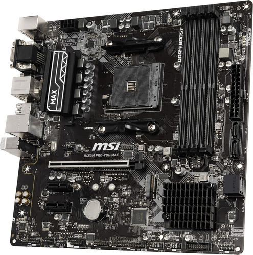 Placa Madre Msi B450m Pro-vhd Max P/ryzen