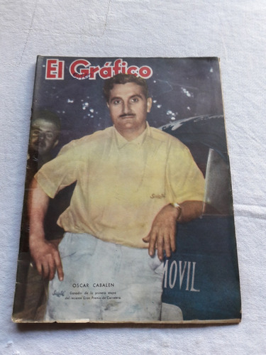 El Gráfico Nº 2100 Año 1959 Oscar Cabalen Poster San Lorenzo