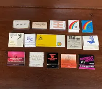 Comprar 15 Cajas De Fosforos Antiguas Telefonica Hoteles Farmacia 02