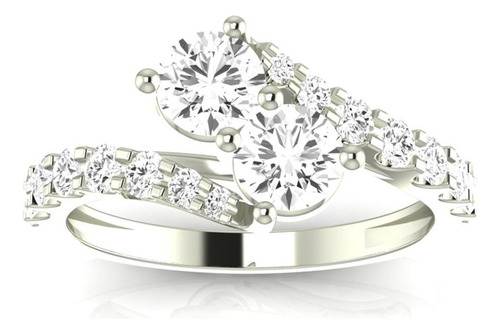 3/4 carat T.w. Twisting Pave Set 2rue Love 2 collection R.