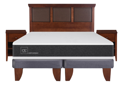 Cama Europea Gris