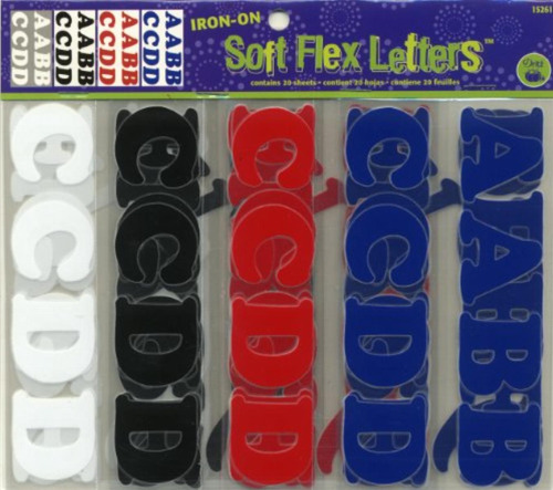Dritz 15261 Letras Para Planchar, Flexibles, Cooper, 3,5 Cm,