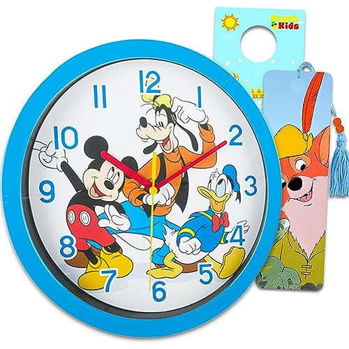 Reloj De Pared De Mickey Mouse - Paquete De Decoración...