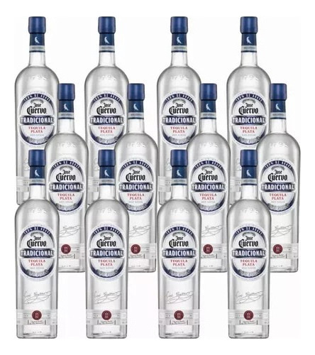 Pack De 12 - Tequila José Cuervo Tradicional Plata 950ml