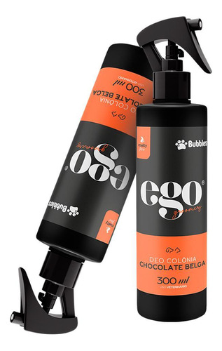 Kit 02 Deo Colônia Pet Chocolate Belga Ego Bubbles 300ml