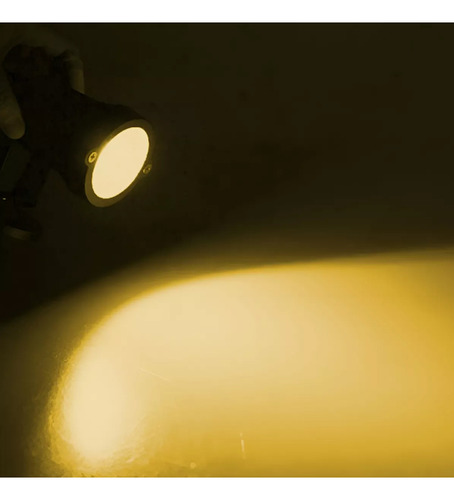 60x Luminária Espeto Jardim Com Lâmpada Cob Led 15w Quente