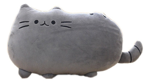 Peluche Gato, Almohada Kawai 40x30cm Suavecita