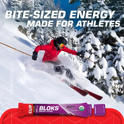 Energy Chews Clif Bloks Sabor A Bayas De Montaña, 50 G (18 U