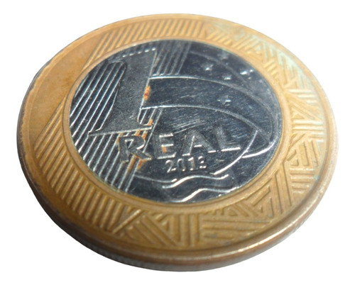 Moneda Brasil 1 Real 2013 Km 652 A  