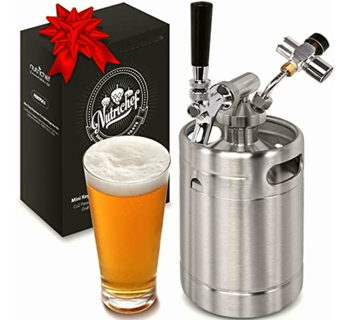 Pressurized Beer Mini Keg System - 64oz