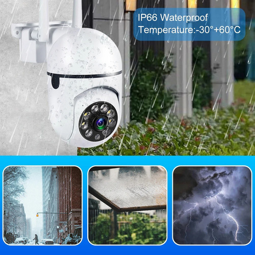 Câmera De Vigilância Ip Com Zoom Digital 4x, 3mpan