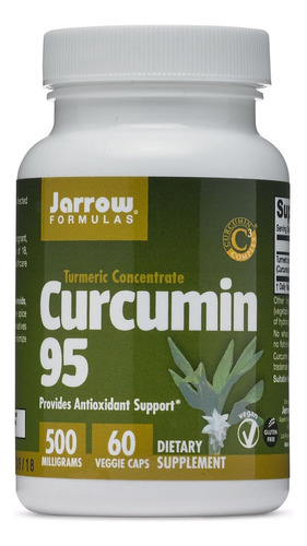 Curcumina 500mg 60 Cápsulas Extracto De Cúrcuma Antioxidante
