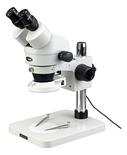 Microscopio Binocular Profesional Con Zoom Estéreo Amscope S