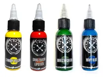 Comprar Set 4 Tintas Extreme X 1 Oz = 4 Oz Tattoo Tatuajes Tatuar