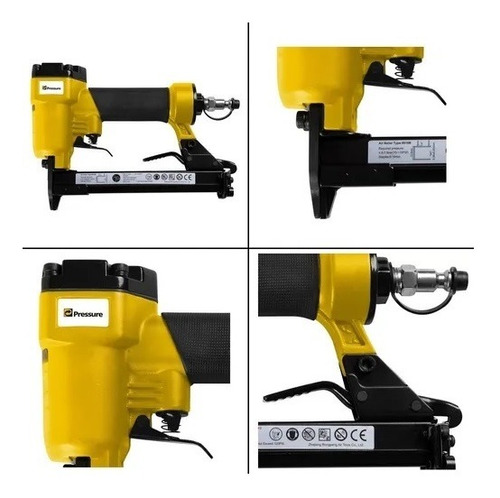 Imagem 2 de 3 de Grampeador Pneumático 6 À 16mm Para Até 120 Grampos Pressure