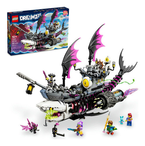 Kit Lego Dreamzzz Barco-tiburón De Las Pesadillas 71469 3+ Cantidad de piezas 1389