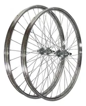 Comprar Ruedas Bicicleta Tipo Inglesa 28 X 1 1\u002F2 De Acero Reforzadas El Par- Racer Bikes