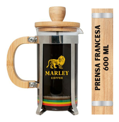 Cafetera Marley Coffee 600 Ml Manual Prensa Francesa