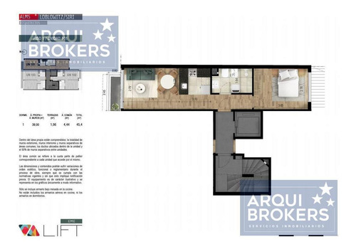 Imagen 2 de 6 de Apartamento 1 Dormitorio En Venta En Cordon