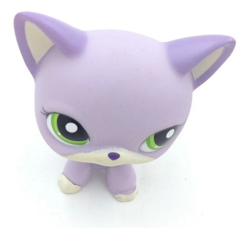 Gatinha Short Hair Lps Littlest Pet Shop Lilás #2094