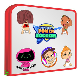 pic Mini Beat Power Rockers Para Colorear Png ropa de mini power rocker mercadolibre cl
