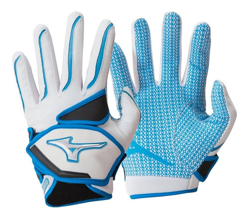 Guanteletas Mizuno Nighthawk Fp Softbol Blanco Azul Dama