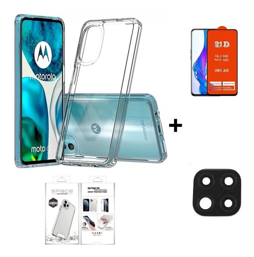 Case Funda Para Motorola G 5g + Mica De Pantalla Y Cámara