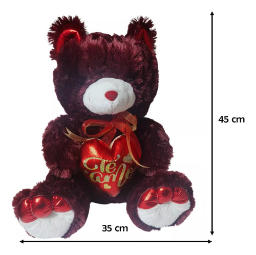 Oso De Peluche Con Corazón Para Regalo De San Valentín