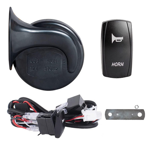 Kit De Bocina Universal Utv De 12 V Con Interruptor Basculan