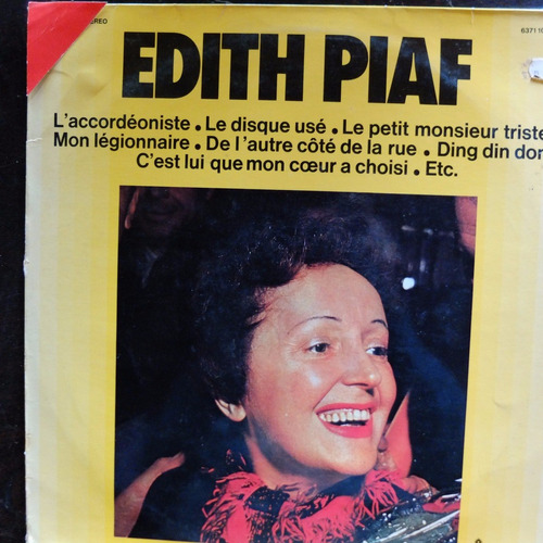 Vinilo   Edith Piaf   El Acordeonista