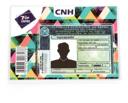 Capa Porta Cnh Ou Cin (rg) Modelo 2024 - Kit C/ 300 Und.