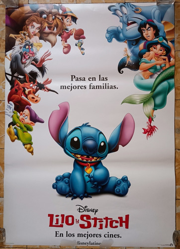 Póster Original Cine Lilo & Stitch Versión 1