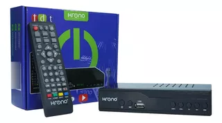 Decodificador Tdt Tv Digital Hd Más Control Color Negro