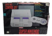 Comprar Console Super Nintendo Snes Fat Original Completo Com Controle E Acessórios