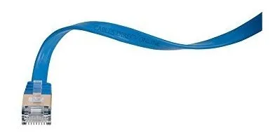 Cable Ethernet Cat7 20ft U-ftp Blindado Azul