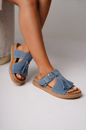 Sandalias Mujer Plataforma Baja Moda Livianas Yaki Comodas