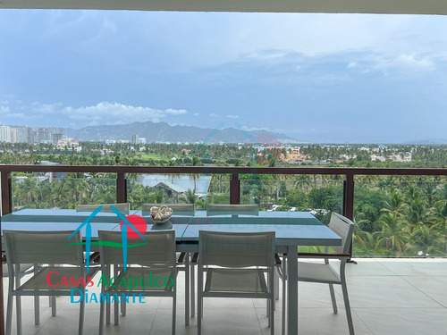 Cad La Isla Emerald I8. Amplio Departamento En Condominio De Playa Con Terraza Y Vista A Las Áreas Comunes