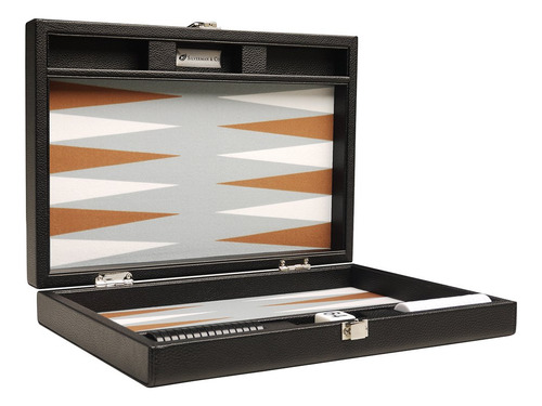 13-inch Premium Set De Backgammon  tamano De Viaje, Color N