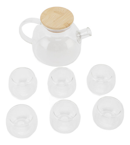 Bule De Vidro 500ml Conjunto De Bules De Vidro De 6 Xícaras