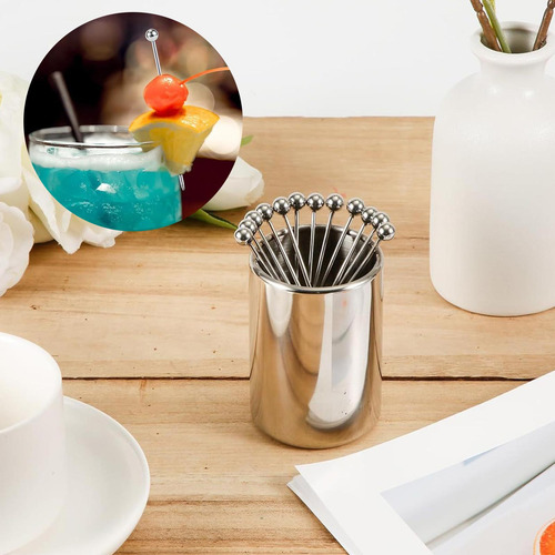 Selecciones De Cócteles Con Soporte, 20 Palillo De Dientes