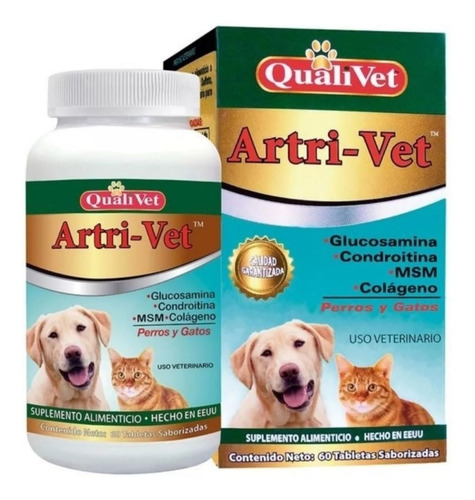 Imagen 2 de 3 de Artri Vet Vitaminas Perros Gatos Articulaciones Tocino
